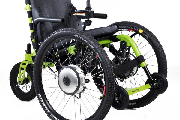 Full power for Mountain Trike all terrain wheelchair